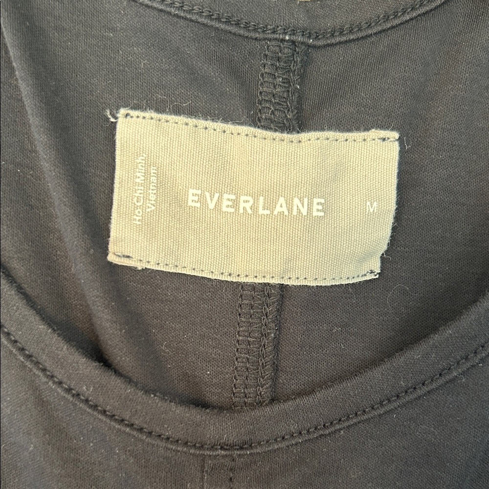 Everlane 100% cotton Black Jumpsuit - Picture 5 of 6